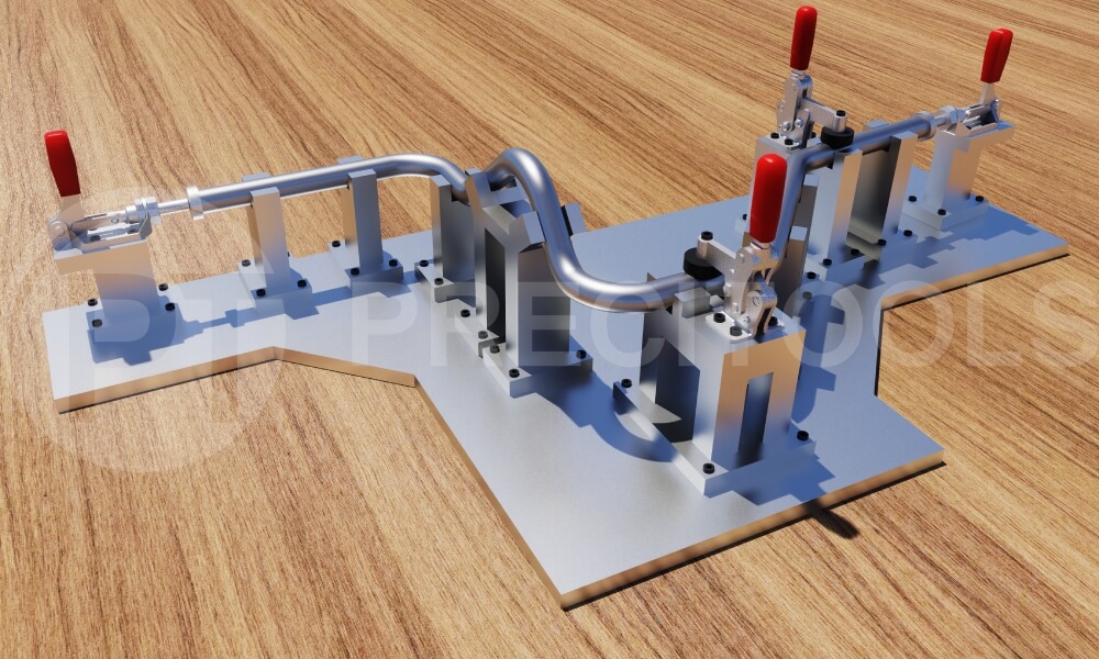 Tube measurement fixture